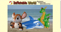 Desktop Screenshot of inflatableworld.de